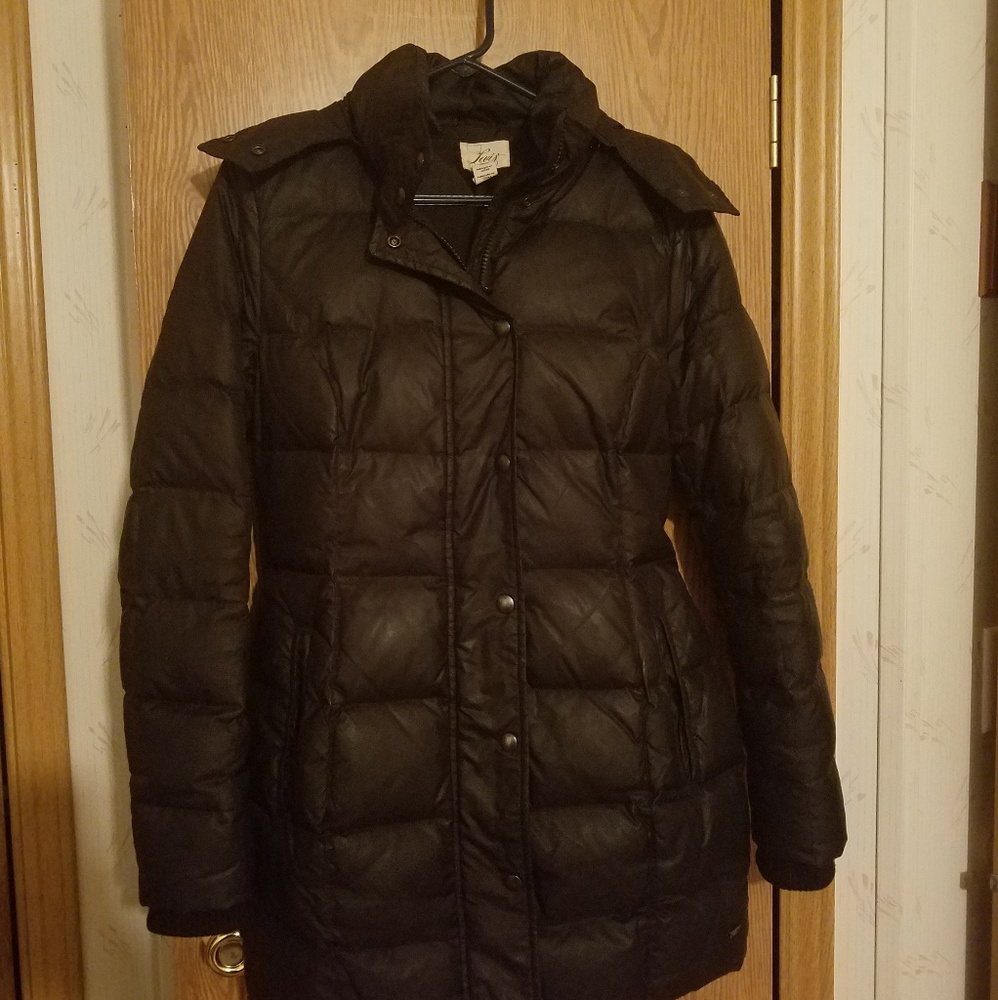 Black Levi's Down Winter Puffer Coat